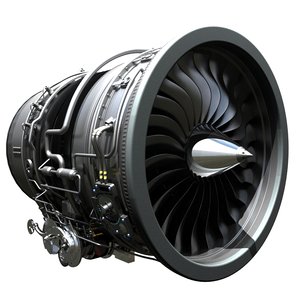 aircraft engine 3d 3ds