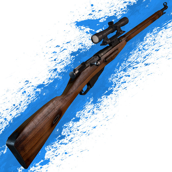 3ds Max Mosin Nagant 11 30 Rifle Scope