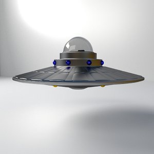 3d model flying saucer