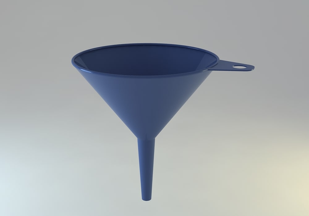 3d funnel model