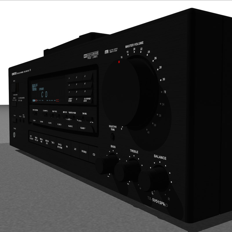 3d Stereo Receiver Onkyo Model