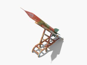 qassam missile 3d model