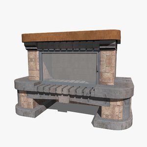 fireplace 3d 3ds