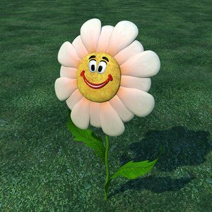 3ds cartoon flower