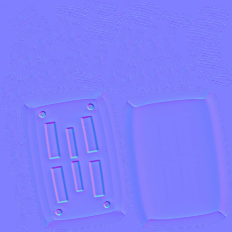 5 Computer Chips 3d Model