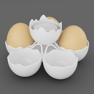3dsmax egg holder tealight