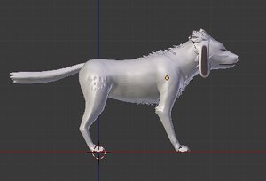 maya animation dog