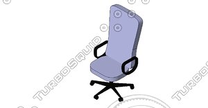 free executive chair revit 2012 3d model