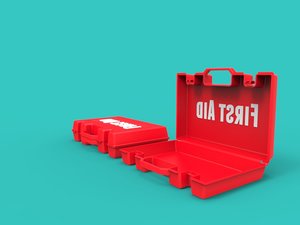 3d aid box model