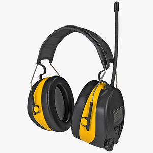 3d protection worktunes ear muff model