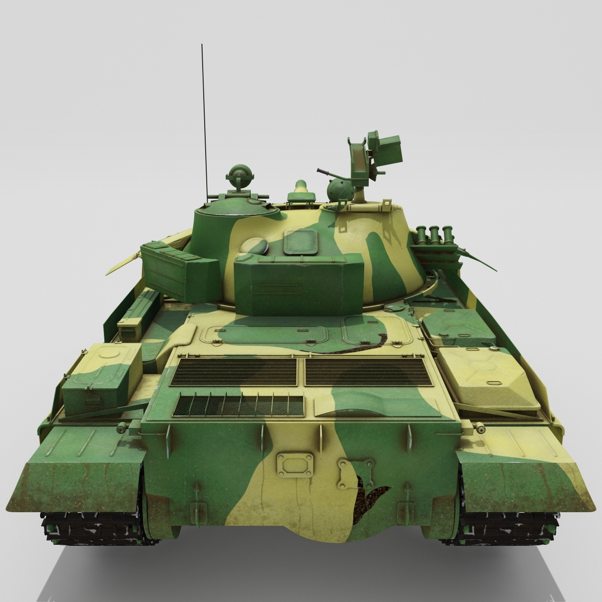 3d t-62m soviet main battle tank