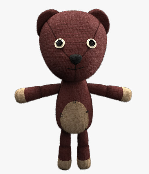 realistic plush bear