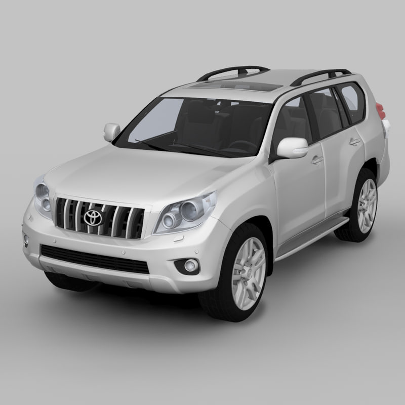 toyota land cruiser prado 3d max