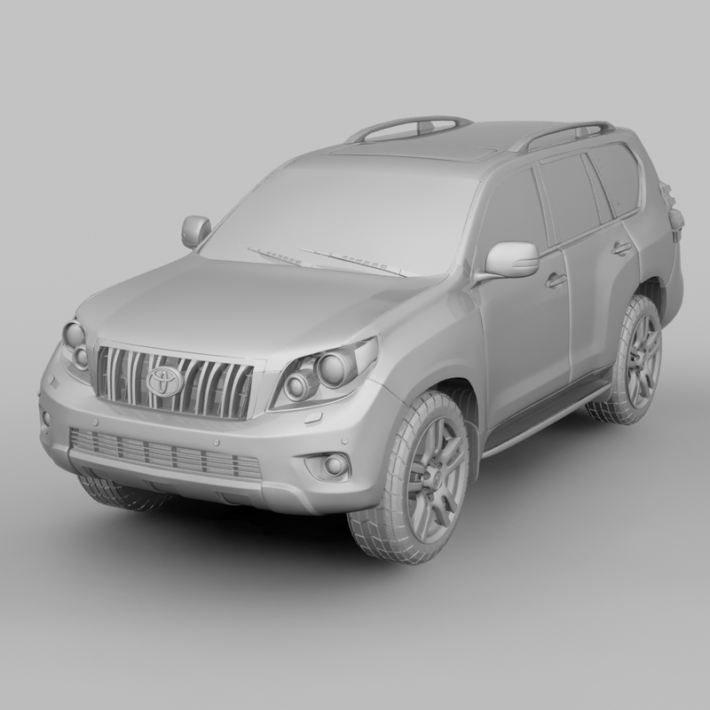 Toyota prado 3d model