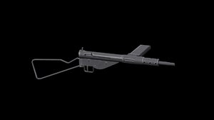 3d sten gun mk ii model