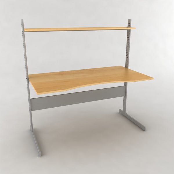 Modello 3D Jerker Desk - TurboSquid 802955