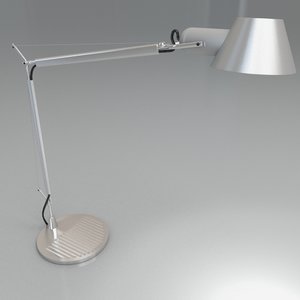 retro tolomeo desk lamp 3d model