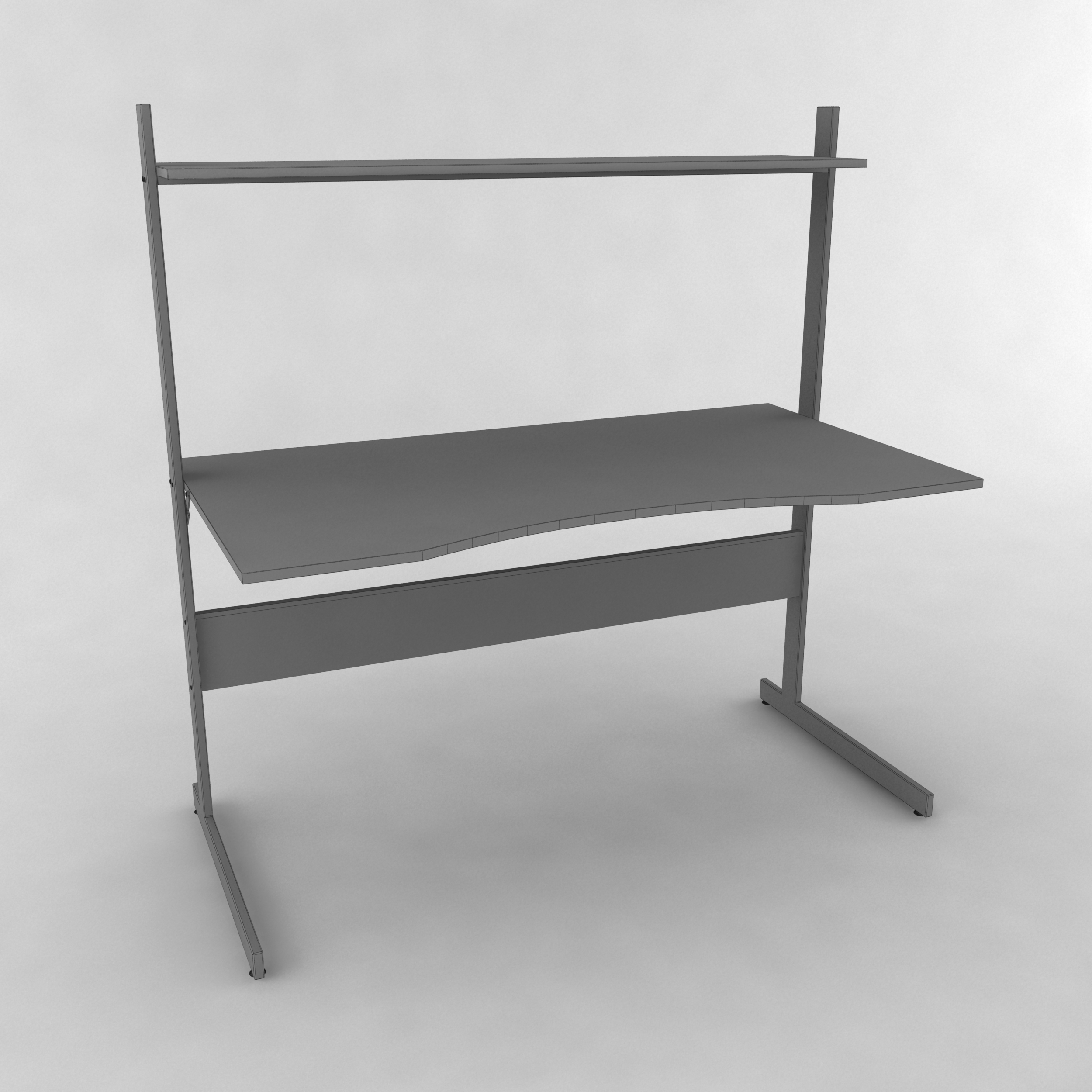 3d ikea jerker desk