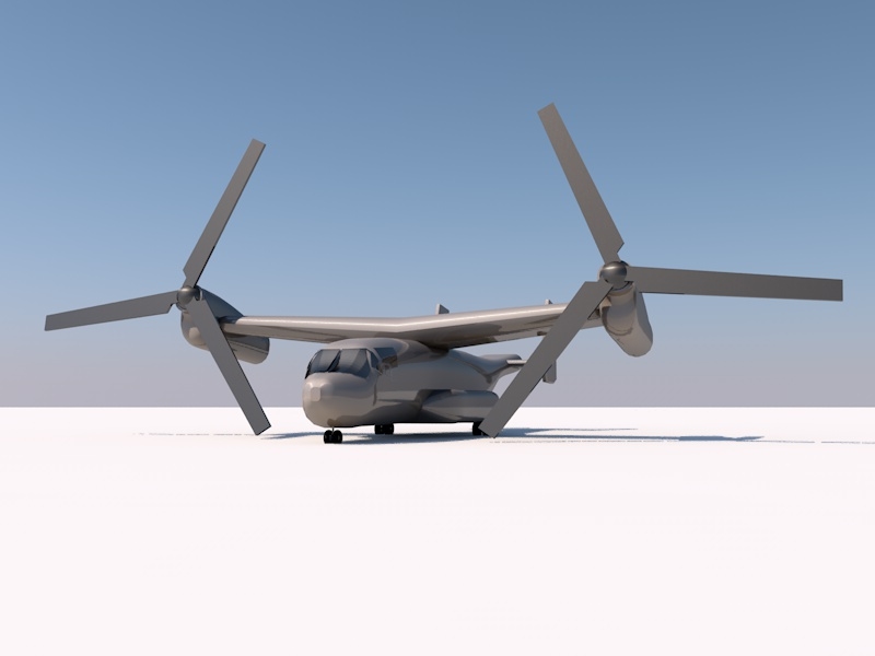 3d model bell boeing v-22 osprey