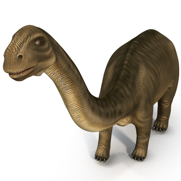 brontosaurus view in 3d