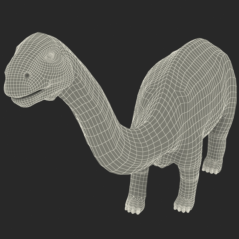 brontosaurus view in 3d