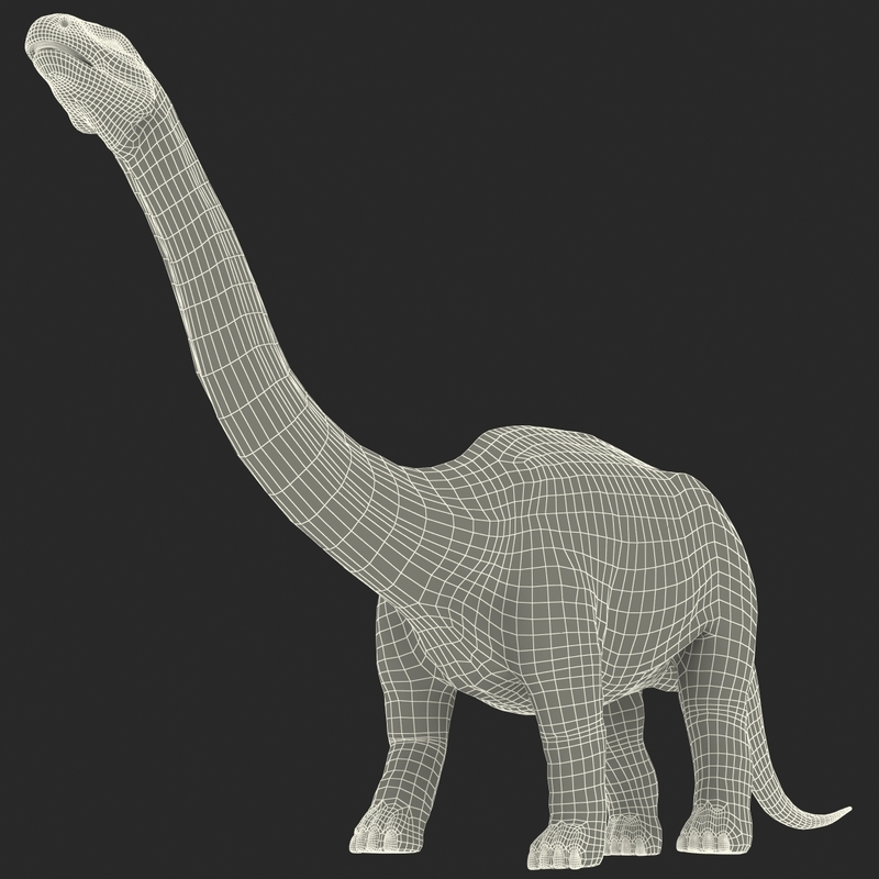 brontosaurus view in 3d