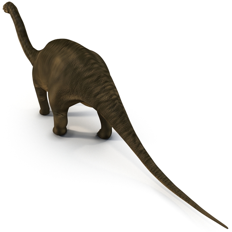 3d brontosaurus