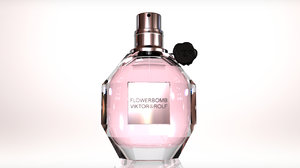 perfume bottle 3d obj