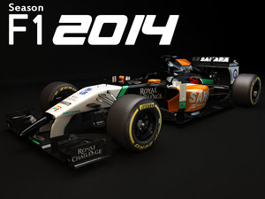 3ds max force india vjm07 2014