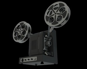 3d cinematic projector model