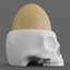 human skull egg cup max