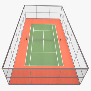 tennis court 3d 3ds