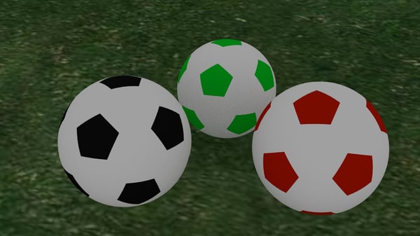 free foot ball 3d model