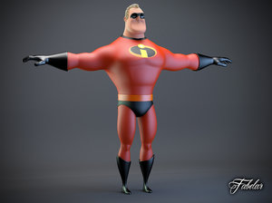 mr incredible character 3ds