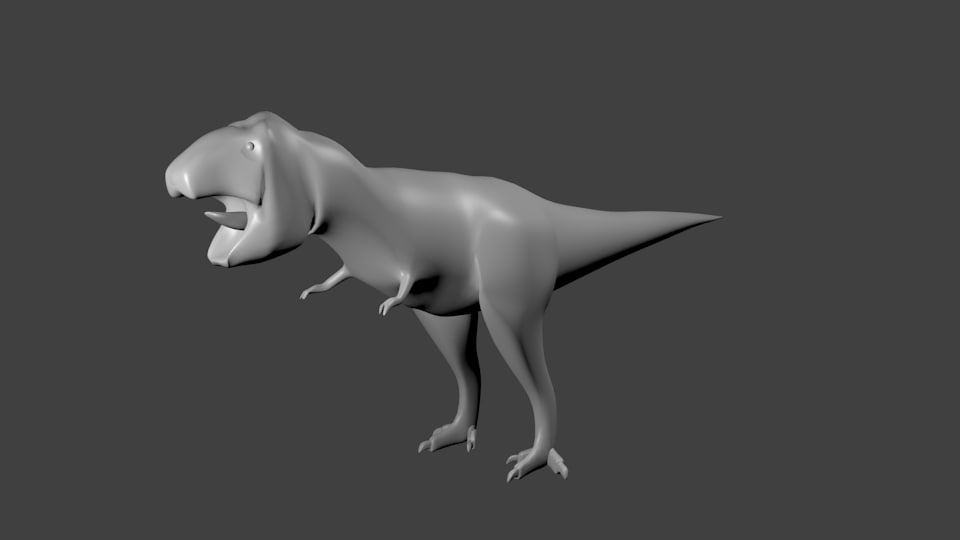 free t rex 3d model