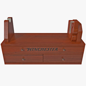 3d winchester gun cleaning station model