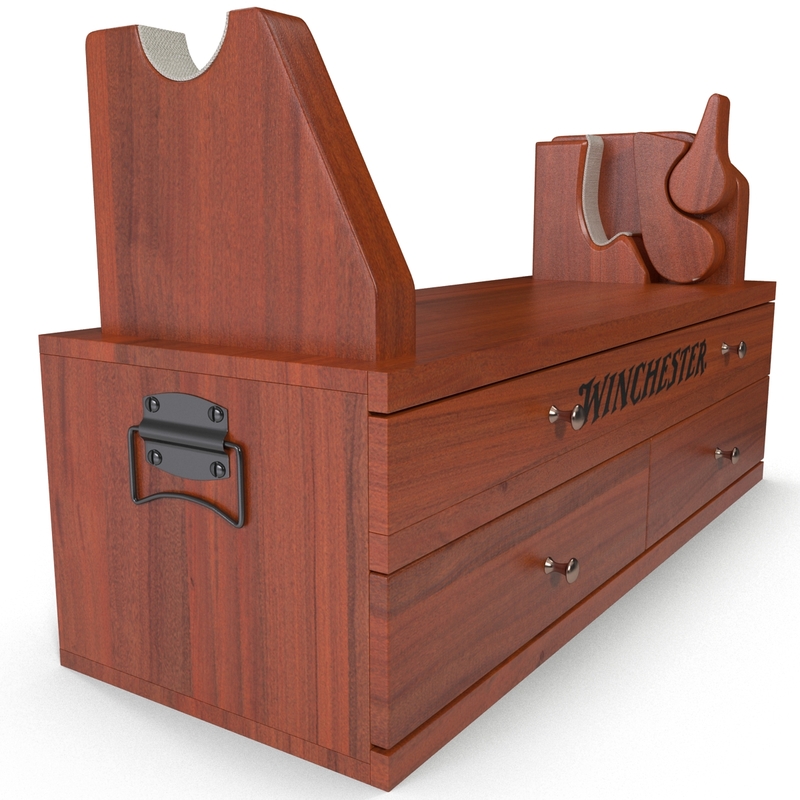 3d winchester gun cleaning station model