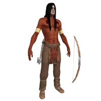 native american 3d model