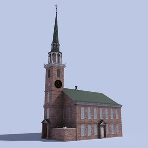 old south meeting house 3d model