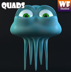 3ds max jellyfish jelly character