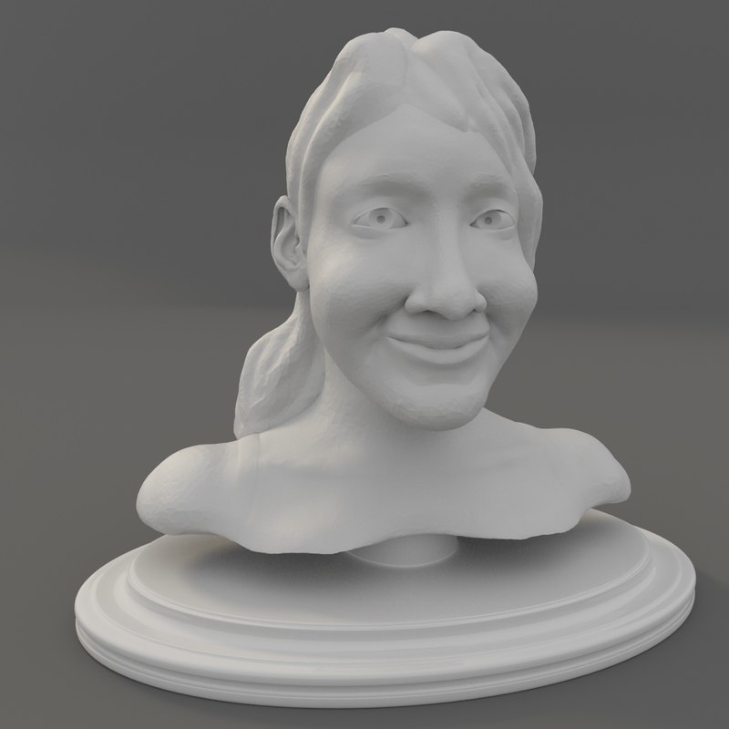 3d bust sculpt