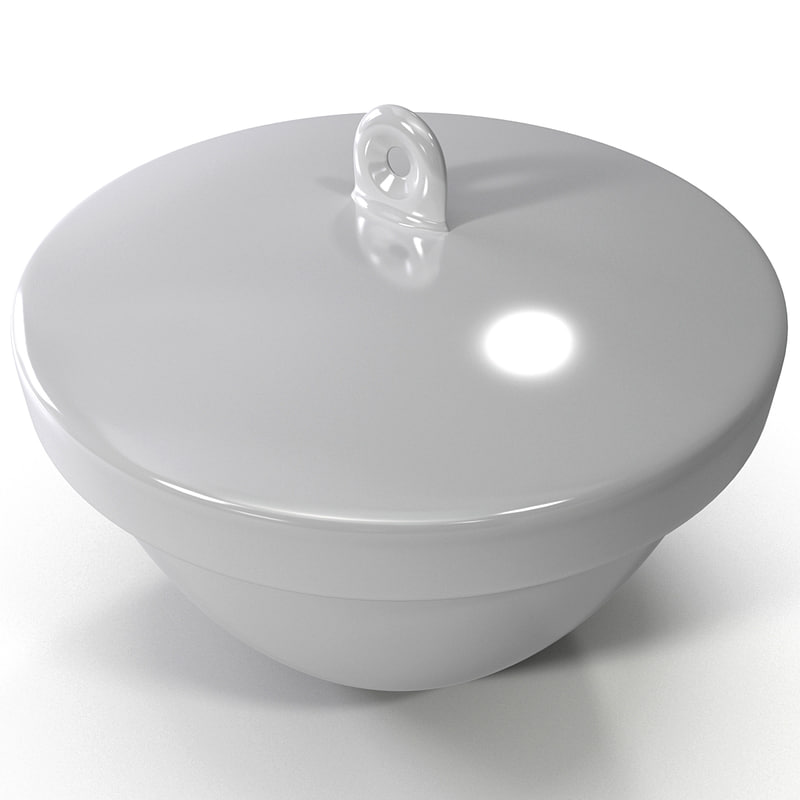 3d model crucible lid