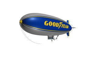 goodyear airship 3d model