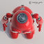 3d red robot