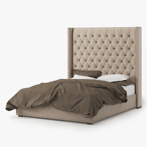 adler upholstered bed max