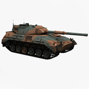 argentine medium tank tam 3d model