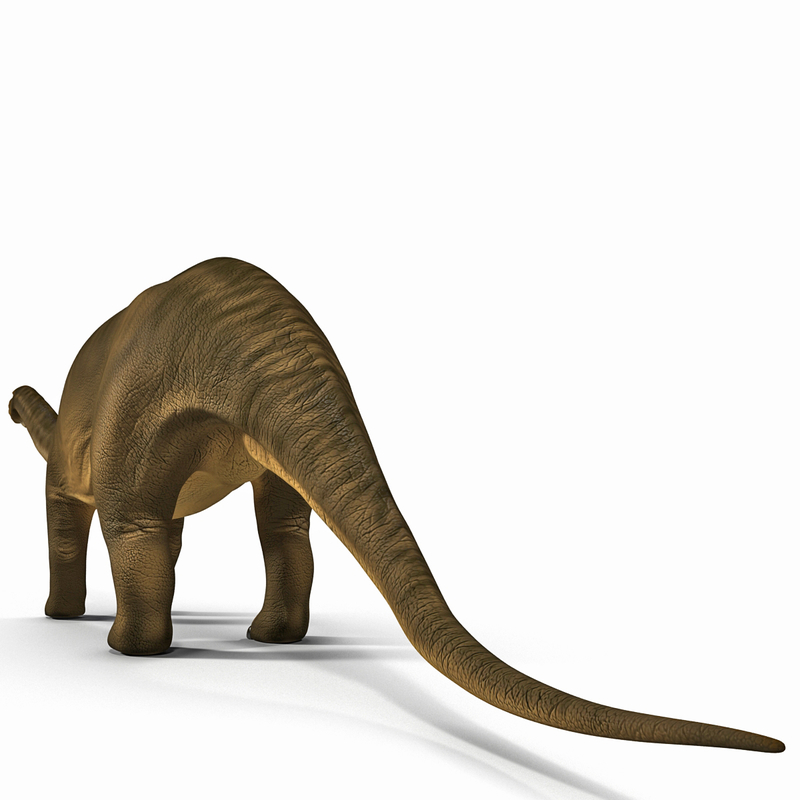 3d brontosaurus