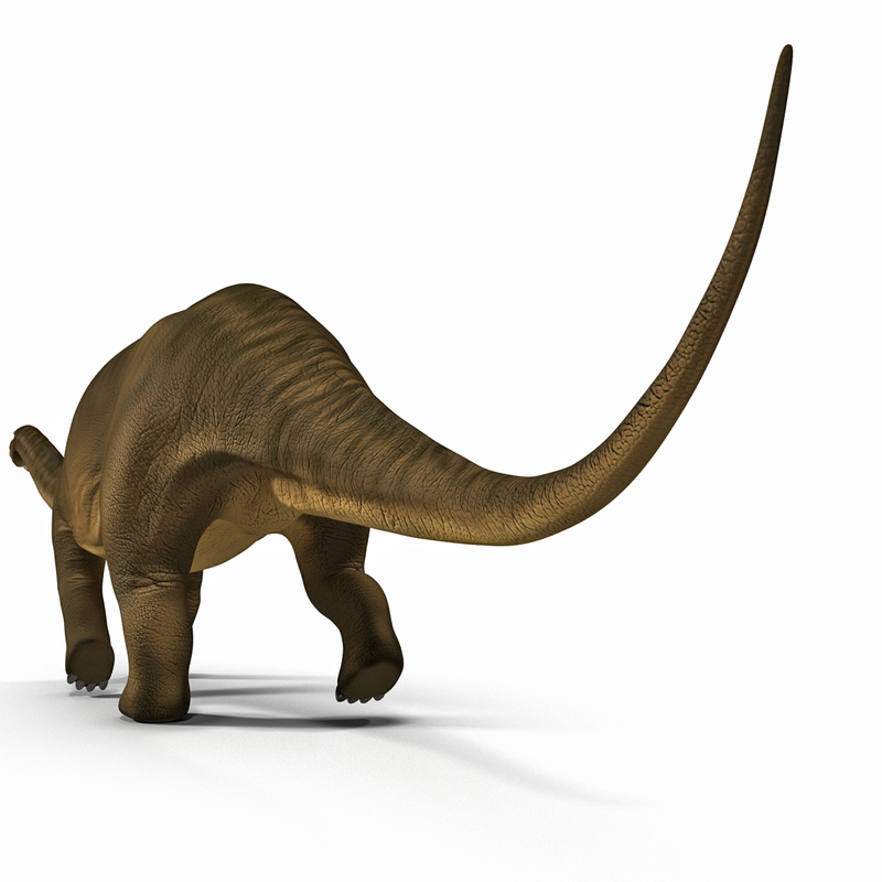 3d brontosaurus