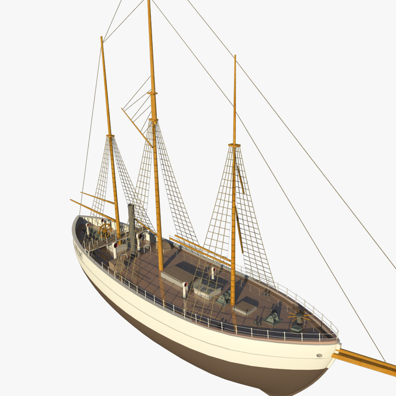 fram ship 3d max