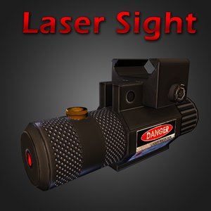 laser sight 3d model
